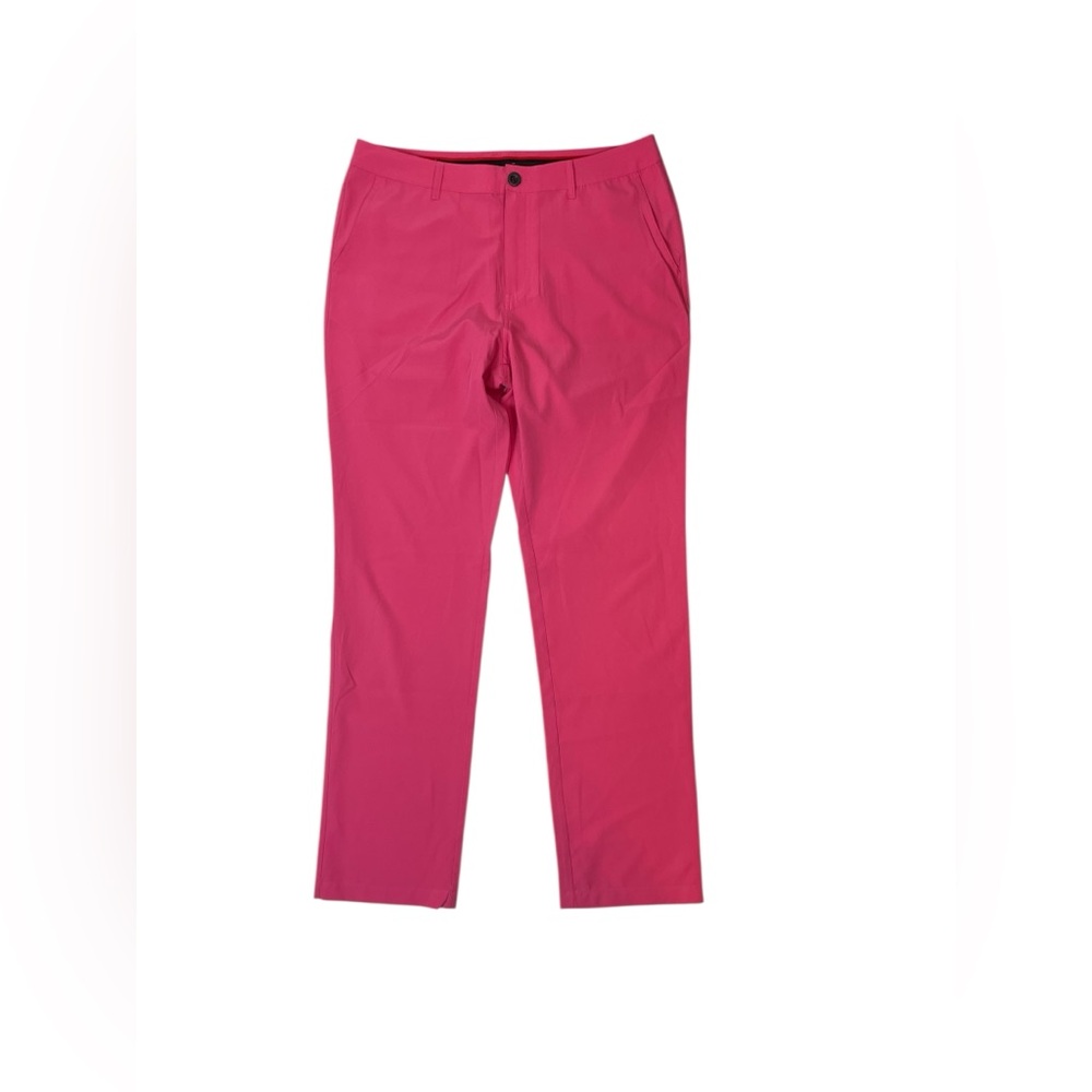 Men’s SH‎ Short Par 4 Golf Pants Pink 32x32 Performance Stretch Lightweight